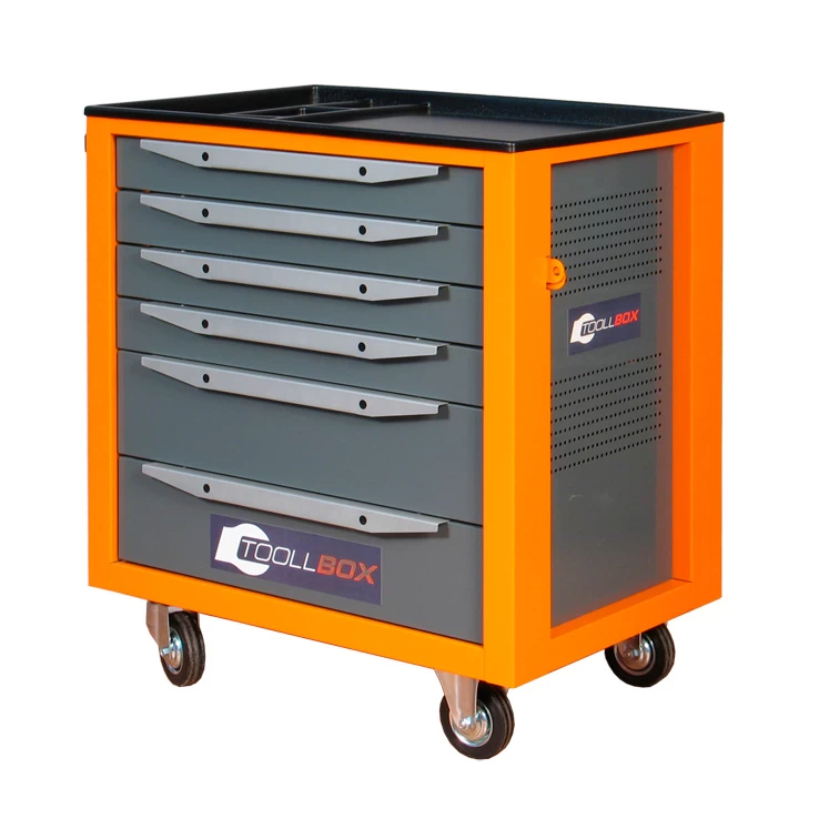 Тележка инструментальная ToollBox TBS-6 (оранжевый)