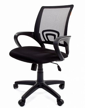 Кресло Chairman 696 (сетка черная/ткань TW)